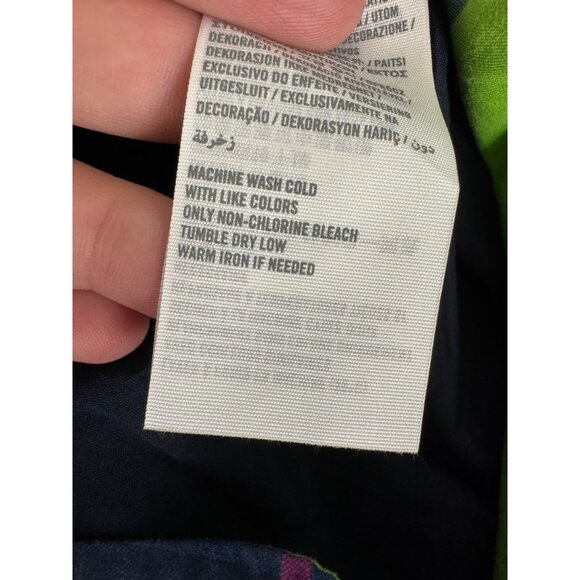 Hollister Womens Plaid Mini Skirt Green/Blue Sz 1 Preppy CottonBlend Lightweight - Picture 11 of 15